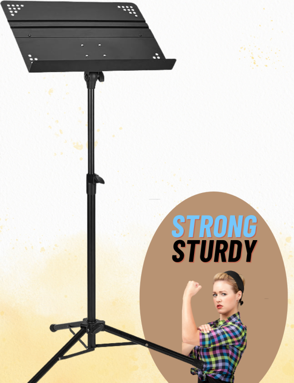 Heavy duty Music stand at Pegleg montys