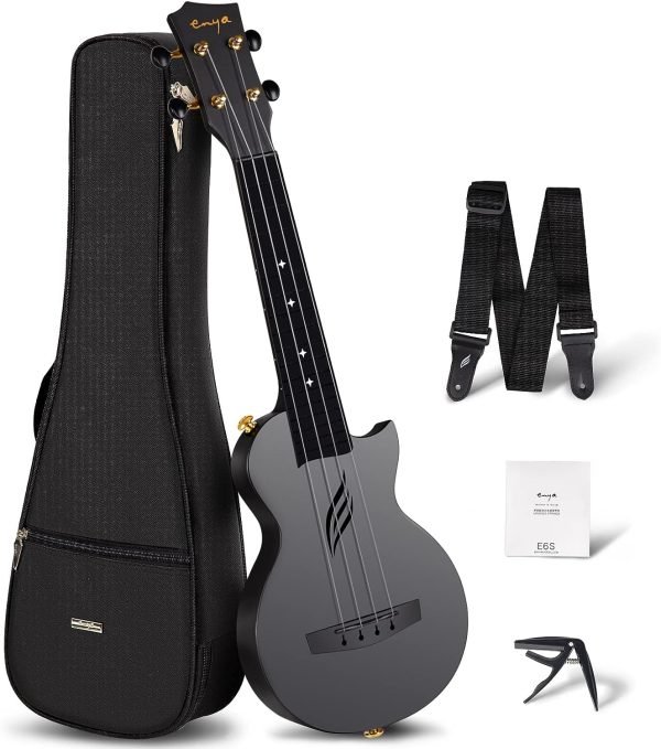 Enya Soprano Carbon Fiber Travel Ukulele
