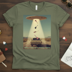 I want to believe in UFOs and guitars! Pefect Guitarist gift