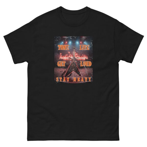 Tone life. Get Loud, Stay Heavy. Feel the power of the music, wear the lifestyle! Unisex classic tee - Image 8