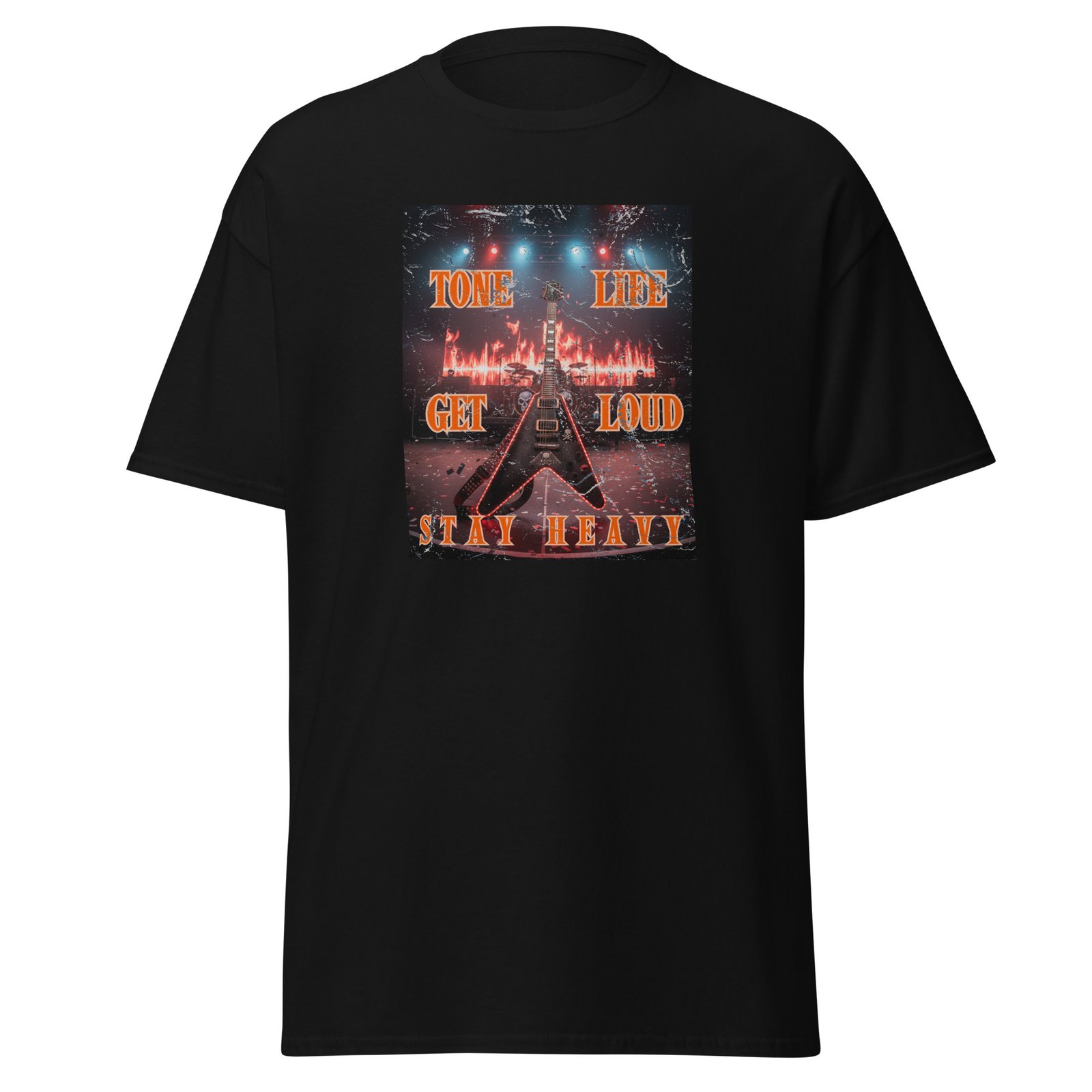 Tone life. Get Loud, Stay Heavy. Feel the power of the music, wear the lifestyle! Unisex classic tee - Image 2
