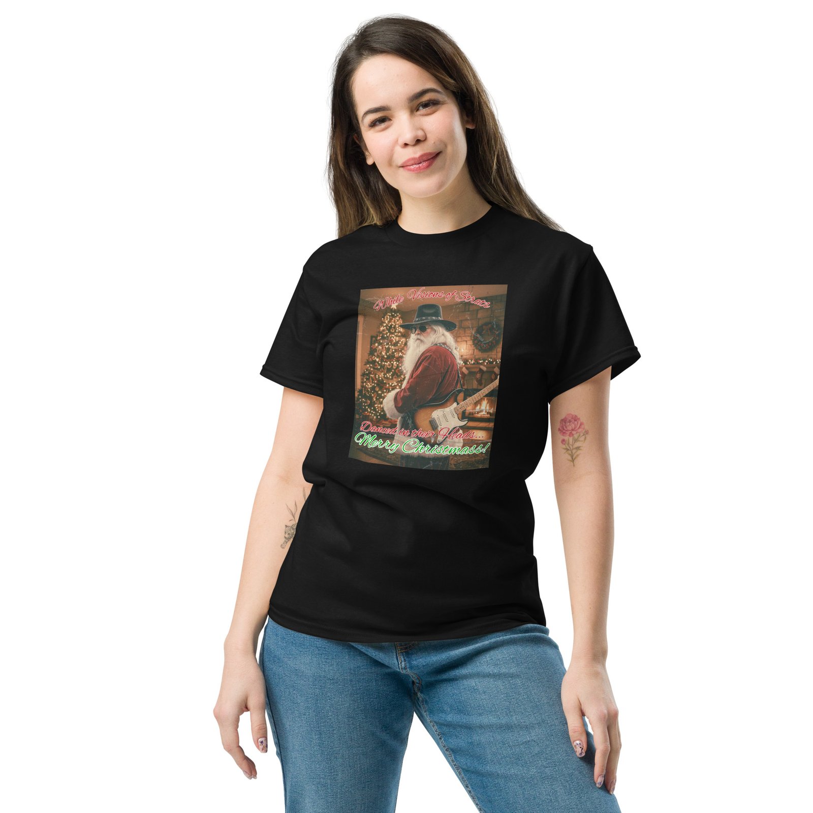 Jingle Bells Just Got a Guitar Solo: Grab Your Ultra-Cool Rock & Roll Santa Merch for Christmas 2025! - Image 10