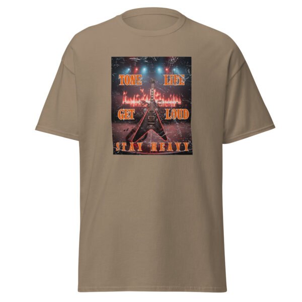 Tone life. Get Loud, Stay Heavy. Feel the power of the music, wear the lifestyle! Unisex classic tee - Image 7