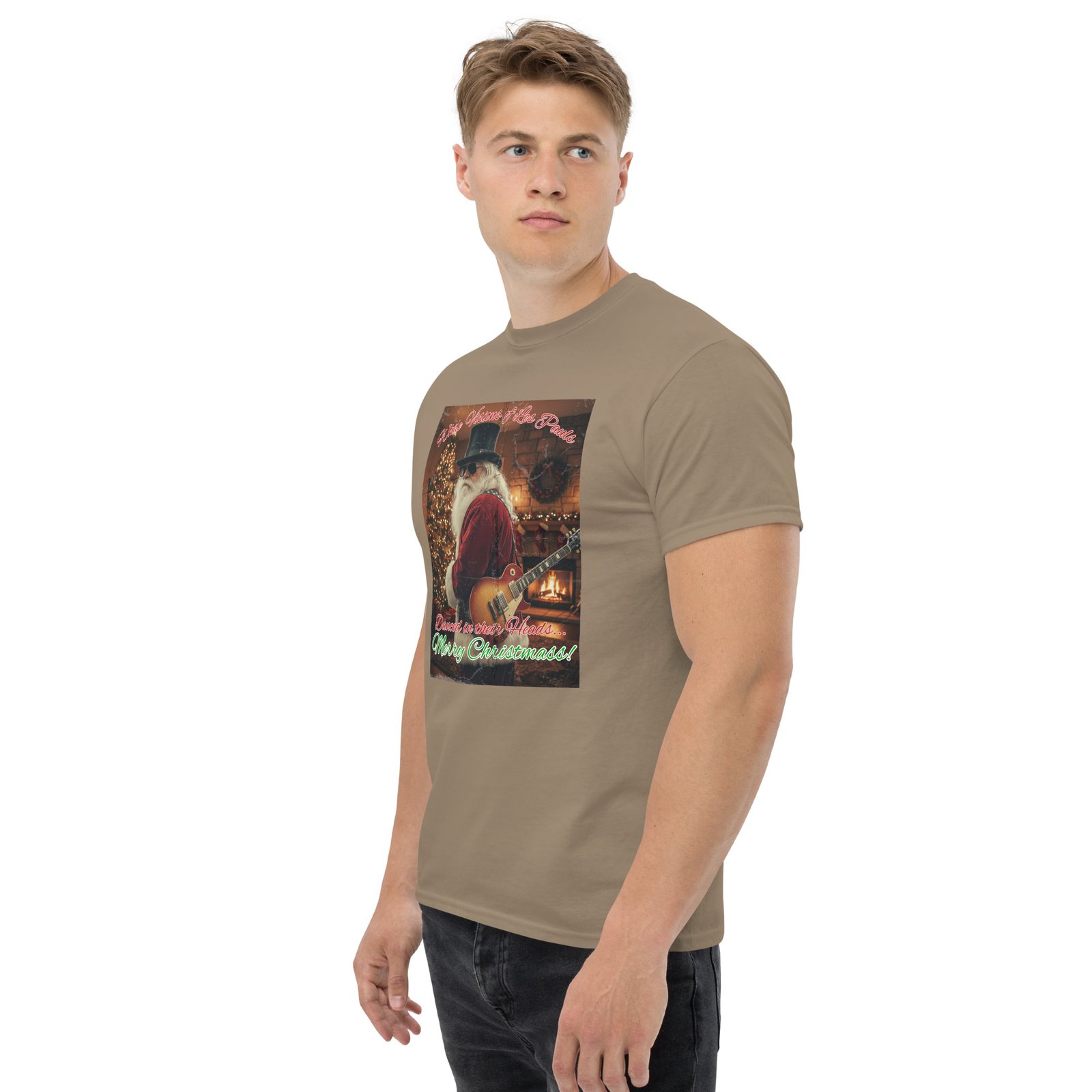 Silent Night? Not a Chance. Give the Gift of Rock & Roll This Christmas 2025 with the Ultra-Cool Santa Tee! - Image 4