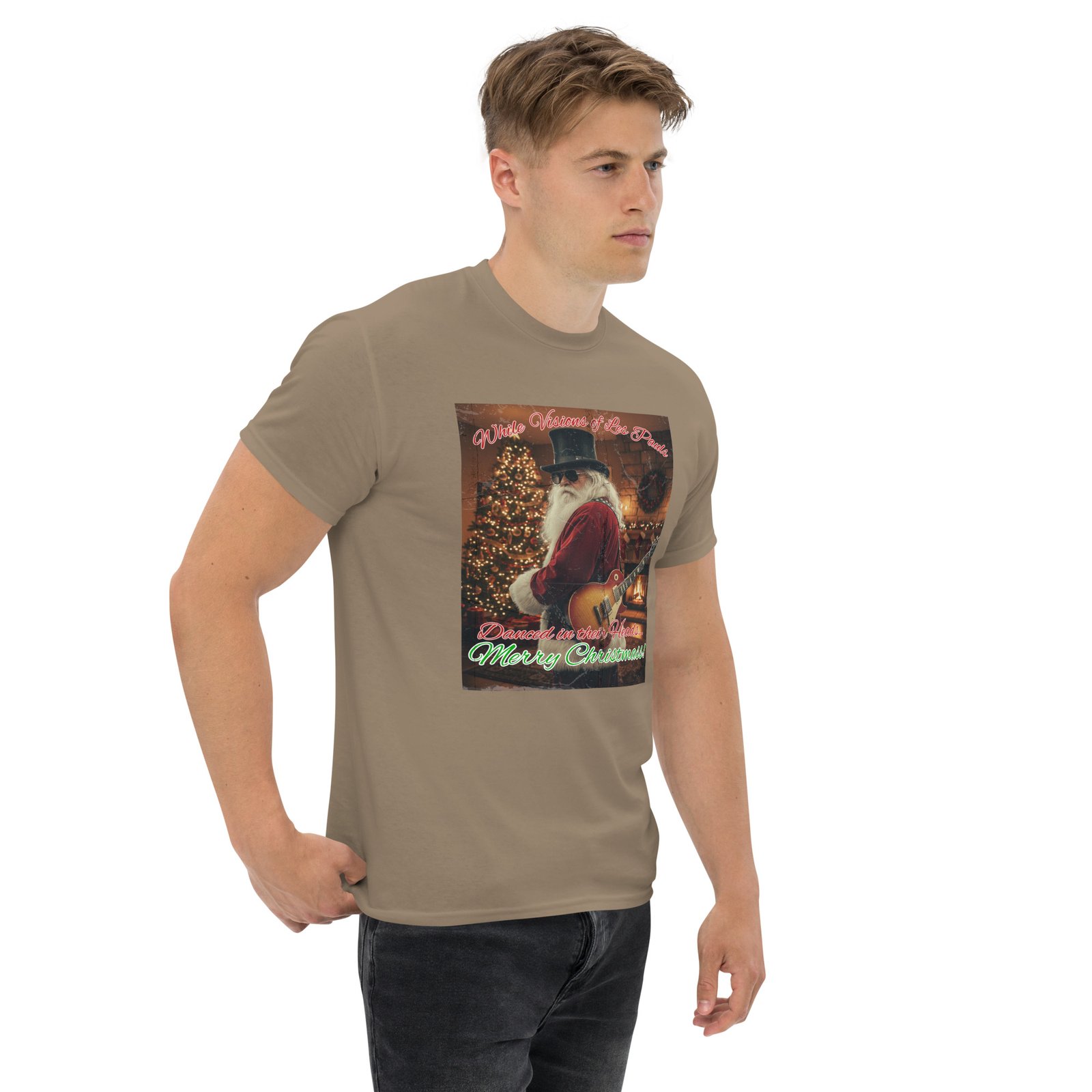 Silent Night? Not a Chance. Give the Gift of Rock & Roll This Christmas 2025 with the Ultra-Cool Santa Tee! - Image 5