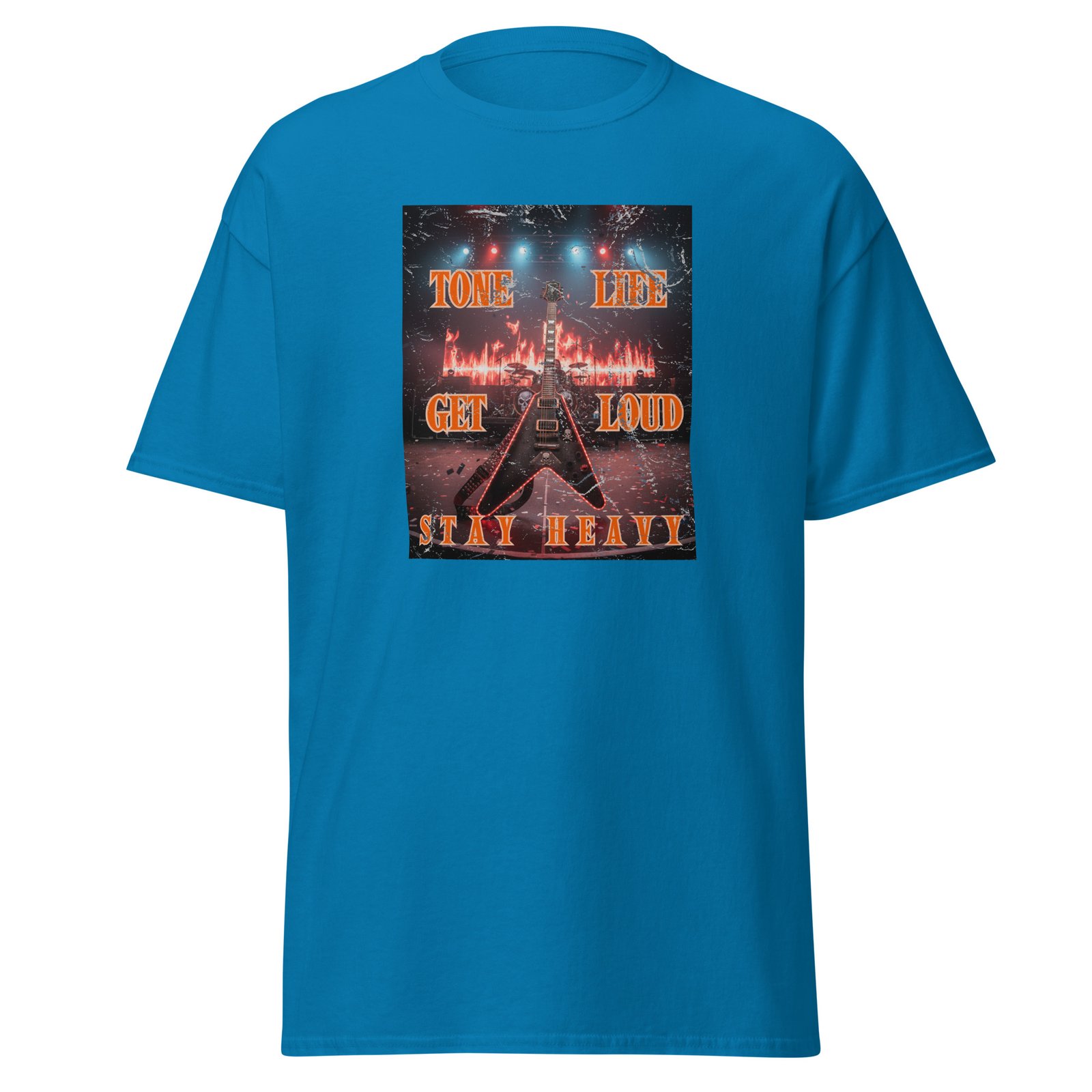 Tone life. Get Loud, Stay Heavy. Feel the power of the music, wear the lifestyle! Unisex classic tee - Image 4