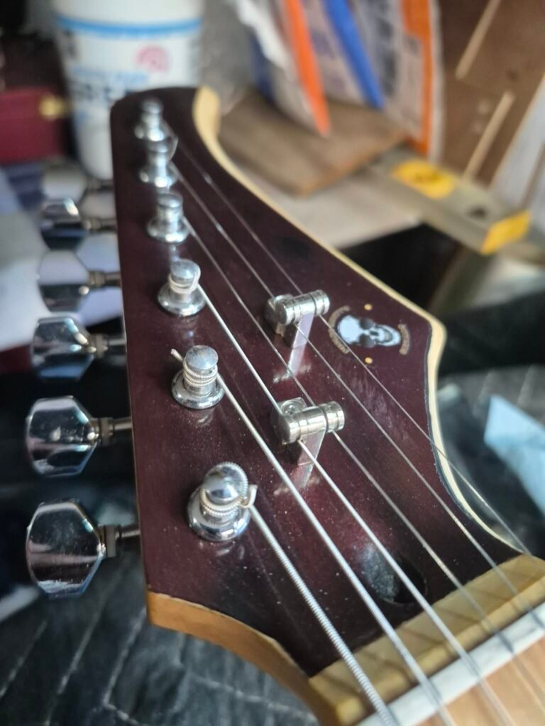 custom guitar, Toreador Red, Gilmour mod, Stratocaster, hand-built, gold hardware, boutique guitar, shredder, blues machine,